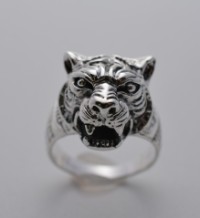 Ring 925/- Tigerkopf